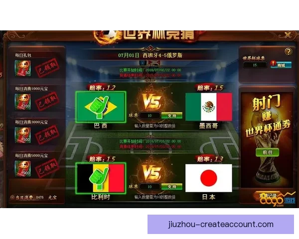 世界杯竞猜游戏全攻略详解助你提升胜率技巧秘籍分享