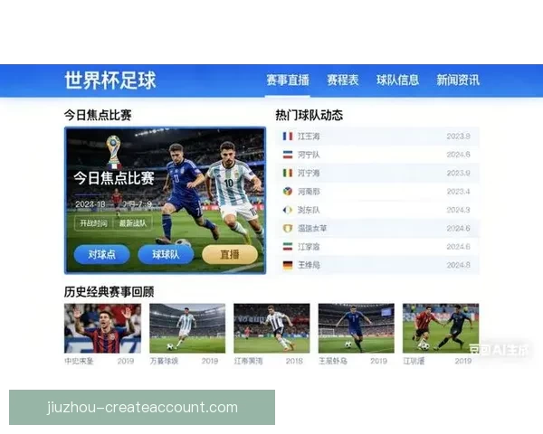 世界杯竞猜平台全新上线 参与预测赢取丰厚大奖尽享足球狂欢